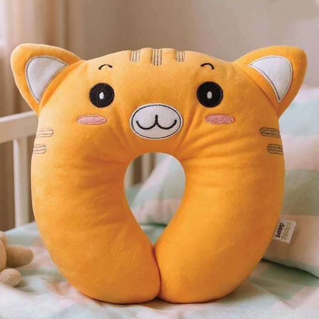 مخدة رقبة كرتونية بتصميم قطة