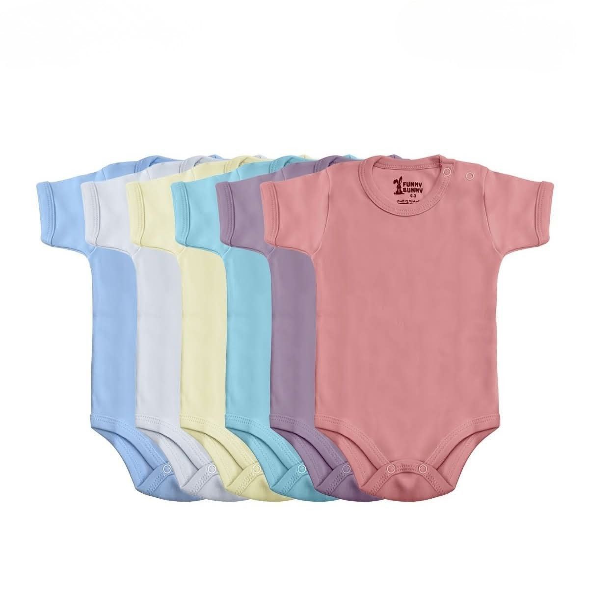 بادي قطن نص كم للأطفال سادة