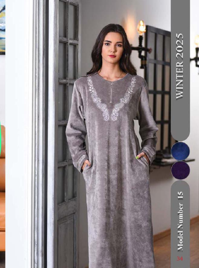 عباءة شتوية ناعمة – موديل 115