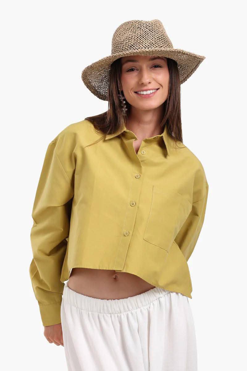 قميص قصير مستردة - للّي بتحب اللوك الصيفي المنعش